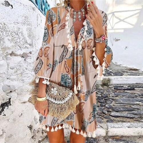 Yosiah Summer Dresses With Print