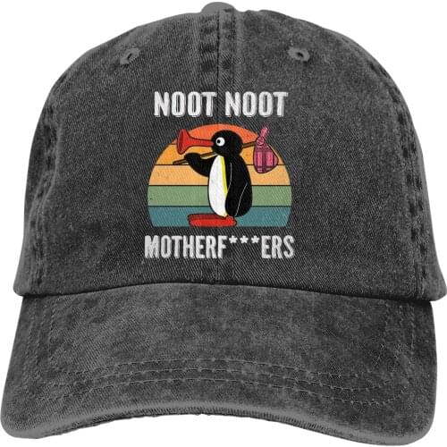 Funny Penguin Gift Baseball Cap Men Noot Noot Funny Penguin Humor Kawaii Caps colors Women Summer Snapback Caps