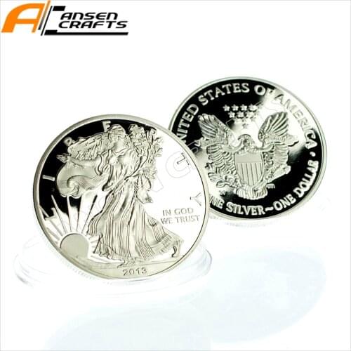1 Oz Fine Silver 2000 2013 One Dollar USA Coin