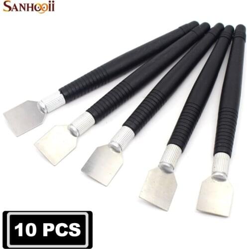 10x Tin Scraper Metal Solder Paste Stirring Knife Phone Repair Opening Pry Tool BGA Welding Accessories ZM56