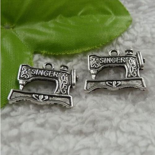 240 pieces antique silver sartorius charms 20x18mm #4183