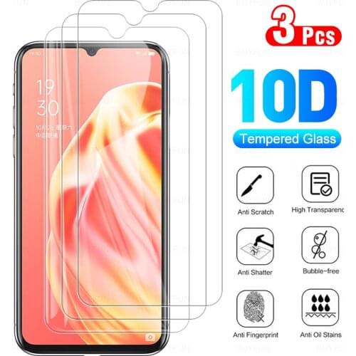 3pcs Opo A91 Case Tempered Glasses HD Anti-scratch Protect Phone Film For Oppo A91 A 91 941A 6.4" Screen Protectors Glas