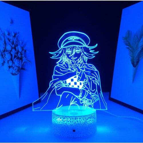 3D LED Night Light Danganronpa Kokichi Oma Lamp for Child Birthday Gift Home Decoration Light Danganronpa Acrylic Table Lamp