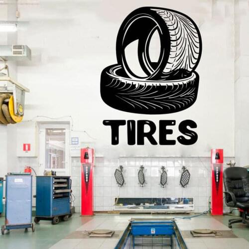 Auto Service Window Sticker Custom Vinyl Decal Repair Car Station Sign Garage Wall Decorations Removable Art Decor CS09