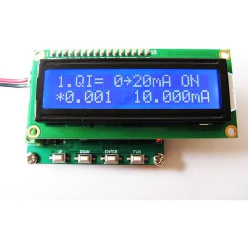 Two output current and voltage signal generator 4-20mA/0-10V signal source transmitter