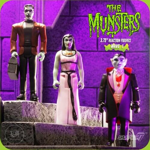 Super7 The Munsters novelties 2021 Action Figures 3.75inch Collectible figurines Model Halloween Gift Toys