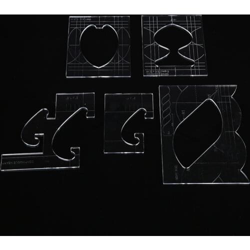 4pcs Sewing Ruler Template Set Plastic Quilting Ruler Border Sampler Template DIY Curve Pattern Grading Ruler Tailor Sewing Tool