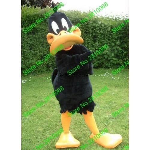 Make EVA Material Helmet Daffy Duck Mascot Costumes Cartoon Apparel Birthday party Masquerade 996