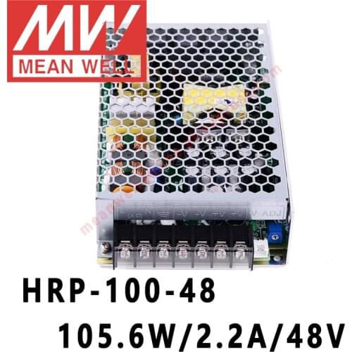 Mean Well HRP-100-48 meanwell 48V/2.2A/105.6W DC Single Output with PFC Function Switching Power Supply online store