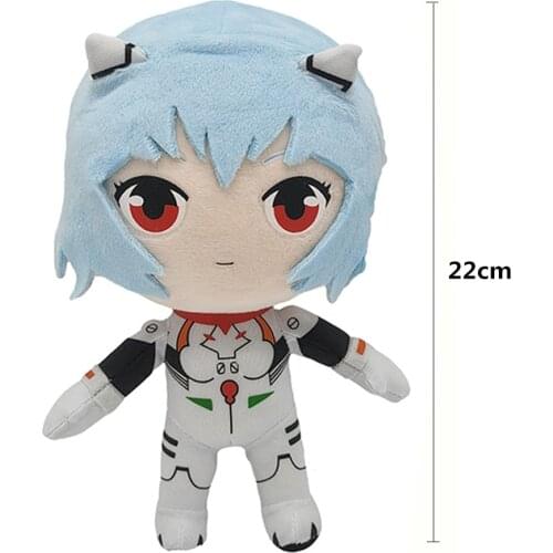 Anime Plush Rei Stuffed Plush Toys Rei Plush Doll Kawaii Ayanami Rei Plush Toys Princess Pillow Christmas Birthday Gift for Kids