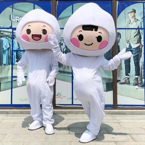 Cartoon Rice Mascot Costume Grains Fancy Dress Halloween&Carnival Couples Costumes for Adults Mascot Food Costumes for Christmas