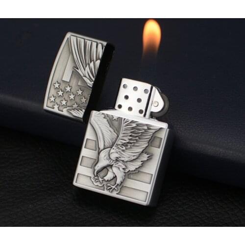Inflatable Wheel Fire Metal Creative Animal Relief Gas Lighter Inflatable High-grade Cigarette Accessories For Men‘s Gift