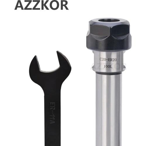 Straight Shank Handle Engraving Clamp Extension Collet Type A Chuck Holder Rod Tools Elongation ER20/ER25 Cnc Milling System