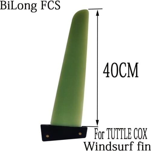 For Tuttle Box 40CM Windsurf fin kiteboards fin glass fiber G10 epoxy resin surfboard fin stock Windsurfing fins single fin