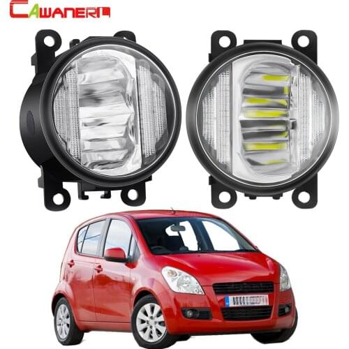 2in1 Fog Light + DRL Car Front Bumper LED Fog Lamp Daytime Running Light 30W 8000LM 12V For Suzuki Splash Hatchback 2008-2015