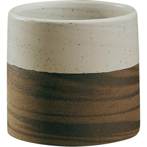 Retro Ceramic Coffee Mug 190ml Japanese Frosted Latte Cup American Concentrated Simple Home Office Afternoon Tea Mug Accessories