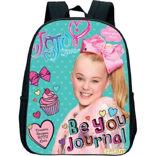 Jojo Siwa School Rucksack Beautiful Popular Pattern Backpack Beautiful Children Kids School Bag Primary Book Bags for Girls