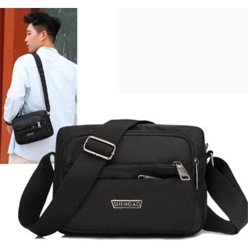 Male Crossbody Bag Messenger Bag Male Waterproof Nylon High quality Handbag Briefcase Satchel Over Shoulder Business Male bag