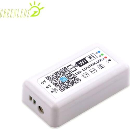 LED RGB Color Mini WIFI Music Controller JM-W-RGB DC12-24V 12A WIFI Controller