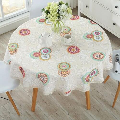 Tanmeluo Linen Tablecloths On The Table