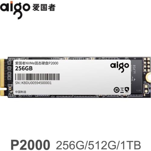 Aigo P2000 M.2 SSD 256GB 512GB 1TB nvme pcie Internal Solid State Disk HDD Hard Drive inch Laptop Desktop TLC PC Disk