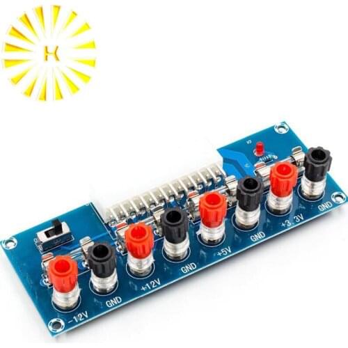 XH-M229 Desktop PC Power ATX Transfer Board Supply Power Module Precise 24Pin Connector