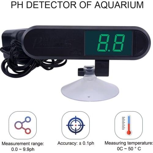 Yieryi PH-025W PH Meter High Precision Digital Aquarium PH Monitor Online Water Quality Tester 0.0~9.9 PH Tester ATC BNC Probe