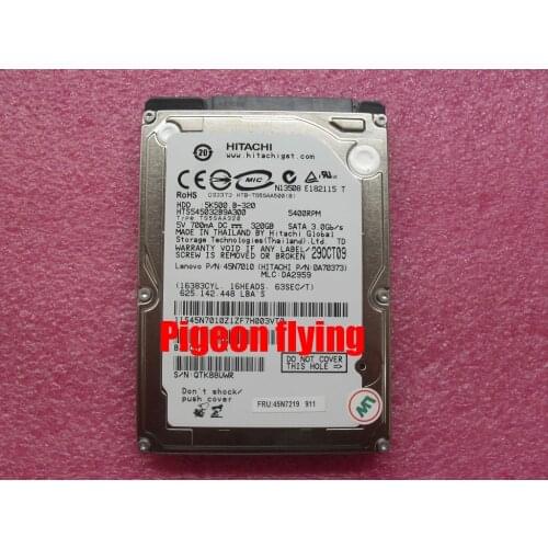 For Lenovo Thinkpad T420 Hard disk Part number FRU 45N7219 HITACHI 320G 3Gb/S 5400 turn SATA3.0
