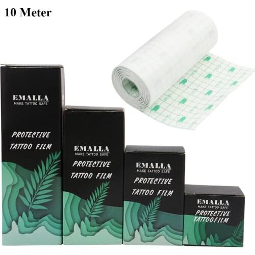 10M Waterproof Protective Breathable Tattoo Film Aftercare Solution Tattoo Bandage Roll For Tattoo Accessories