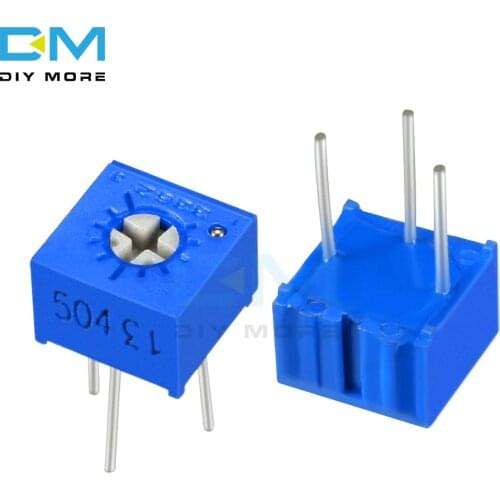 5PCS lot 3362P Trimmer Potentiometer Variable Resistor 100R 200R 500R 1K 2K 5K 10K 20K 50K 100K 200K 500K 1M Ohm Cermet Trimpot