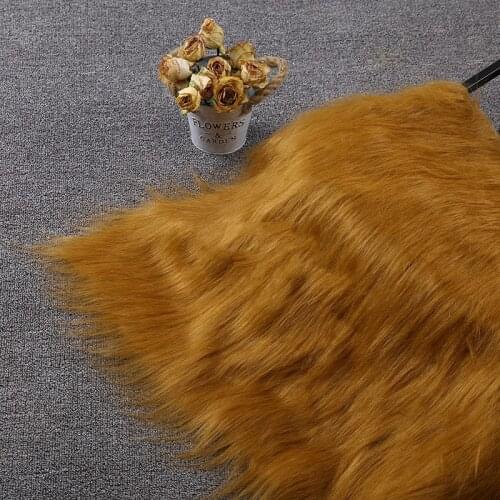 9cm Top A Faux Fur Plush Toy Fabric 160cm Width Luxury Long Hair Faux Fur Fabric For Handmade Sewing Clothes Doll Fur