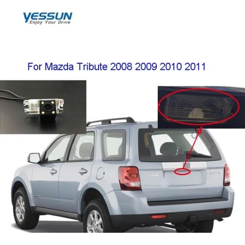 Yessun car Rear View Camera For Mazda Tribute 2008 2009 2010 2011 backup parking system /license plate Camera or Bracket