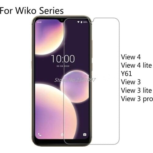 2 Pieces Tempered Glass Case for Wiko View 4 Lite View 4 Y61 Screen Protector For Wiko View 3 Lite Pro Protective Film Glass
