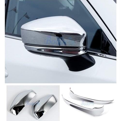 For Mazda CX-5 CX5 KF 2017 2018 2019 2020 Side Mirror Trims Door Rear View Overlay Rearview Panel Chrome Car Styling Accessories