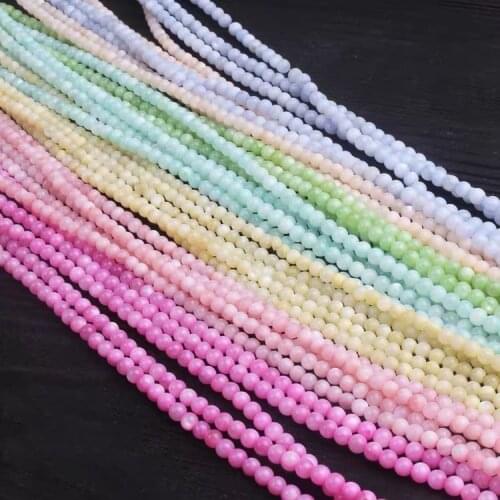 3mm natural shell beads small beads making for jewelry bracelets necklace women diy beads