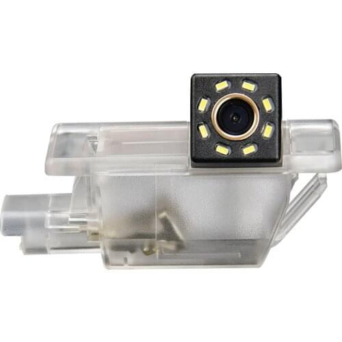 Misayaee Car Rear View Reverse Parking Camera Golden 8 Led for Peugeot 301 308 408 508 Citroen C4 C5 DS5 DS6