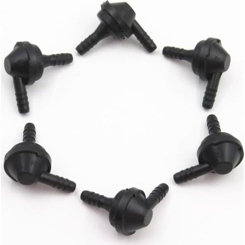 6 pcs Vacuum Right Angle Check Valve For VW Polo Passat Beetle Touareg Seat Leon TT A5 Q5 A3 A4 A6 Superb Octavia 058905291