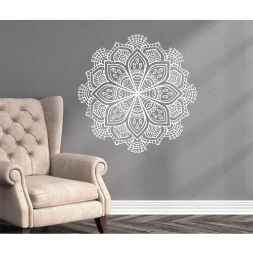 Colorful and Diverse Snowflake Mandala Living Room Decoration Vinyl Wall Decal Design Bedroom Room Home Decoration Wallpaper