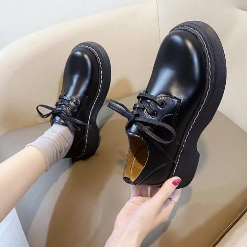 Small leather shoes Japanese School Uniform shoes Jk Student Shoes Girls Women Kawaii Lolita Soft Girl Round Toe Mary Jane Shoes