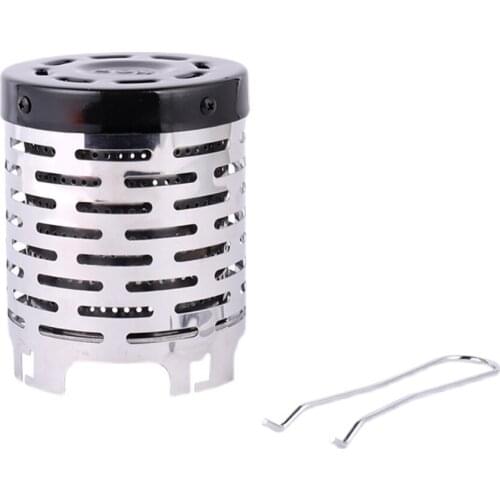 Camping Mini Heater, Portable Stainless Steel Camping stove Tent Heating Cover with Storage Bag for Outdoor Backpacking Hiking