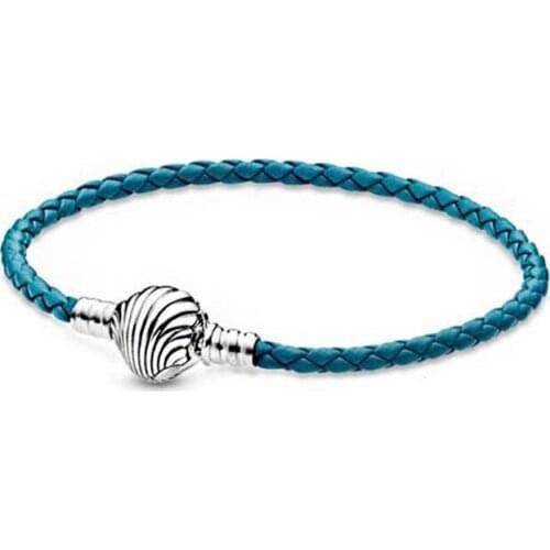 GChic 2020 Newest Leather Bracelet Shell Buckle Bracelets for Original Beads Ocean Series Jewelry Fashion Women Party Gifts