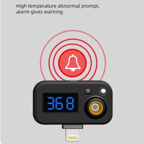 Mini Portable Infrared USB Thermometer with Type-C/Android/Apple Plug for Xiaomi foriPhone X/11/12 Mobile Phone Digital Thermome