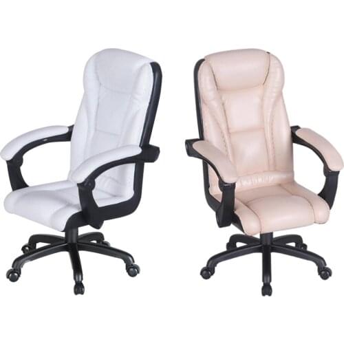 1:6 PVC Male Soldier Swivel Chair Handmade Army Office Chair Toys for 12 Inch HT Action Figures Accessory