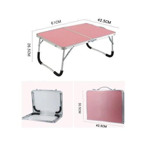 Picnic Simple Folding Table Durable Portable Aluminium Alloy Table BBQ Hiking Park Camping Travel Outdoor Ultra-light Desk LY143