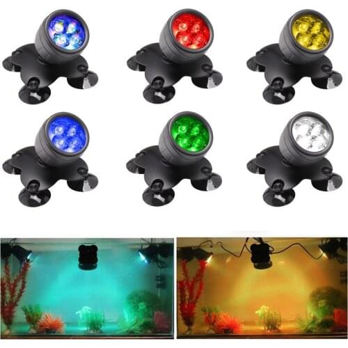 LED Underwater Light IP68 Waterproof Aquarium Landscape Lamp Colorful Spot Light For Fish Tank Fountains Pond Decor
