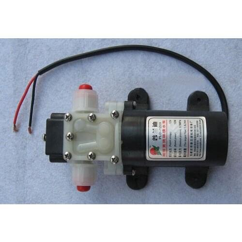 PLD1203 High Pressure Sprayer Pump 12W Self Priming Mini Diaphragm Pump 0.5Mpa Max 10M Lift Max