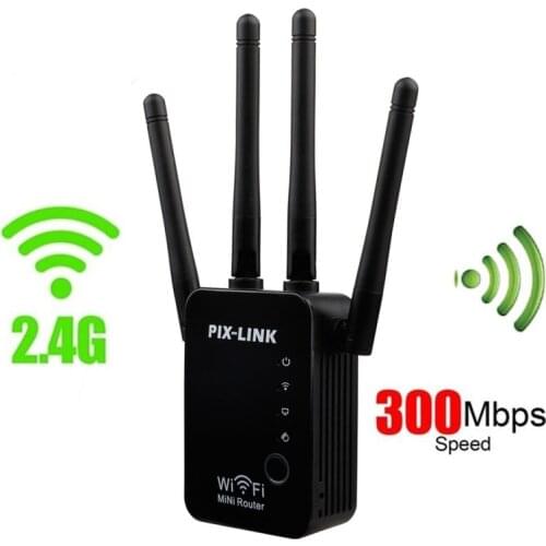 2.4G WiFi Repeater Wireless Wifi Amplifie Signal Wifi Extender 300Mbps Wi-Fi Amplifier 802.11N Long Range Wifi Repiter