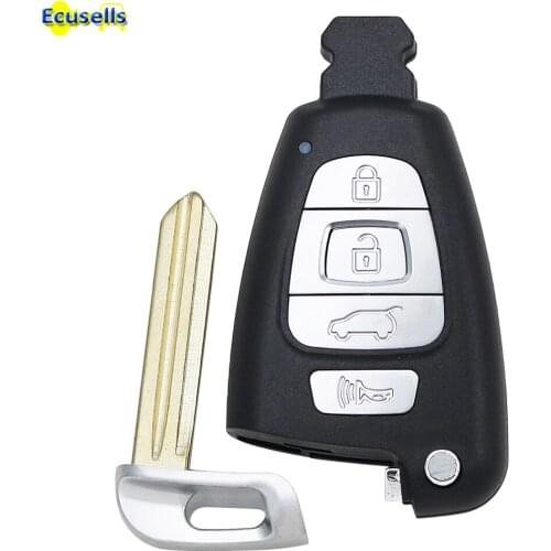 4 buttons Smart keyless entry Remote Key Shell Case Fob for HYUNDAI Veracruz 2007-2012