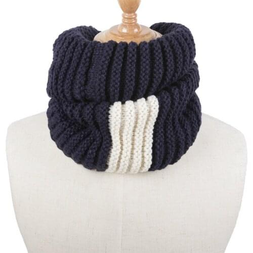 1Pc Winter Warm Brushed Knit Neck Warmer Circle Go Out Wrap Cowl Loop Snood Shawl Outdoor Ski Climbing Scarf For Men Women