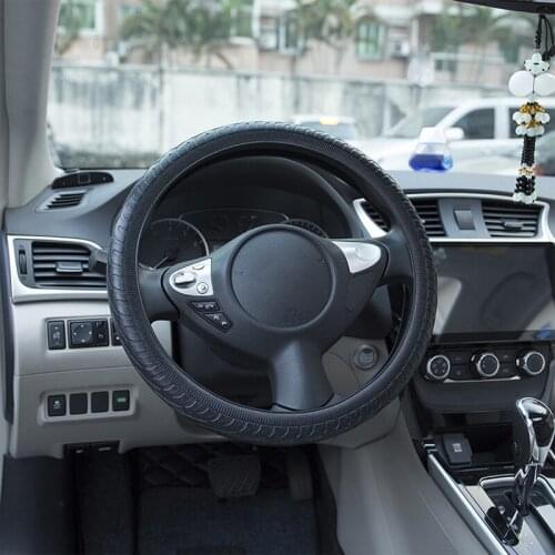 Universal Tires Texture Soft Multi Color Soft Silicon Steering Wheel Glove Car Steering Wheel Cover Skidproof Auto Accessories